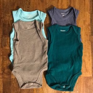 Hanes Sleeveless onsies